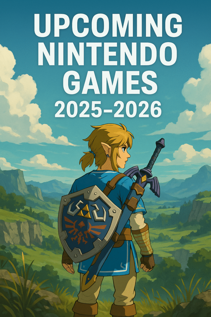 Upcoming Nintendo Games 2025–2026: Zelda, Metroid, Mario & More