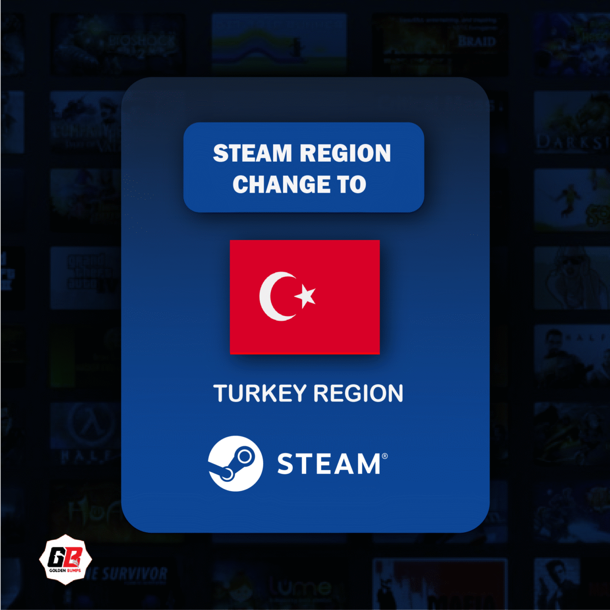 Change Steam Region To Turkey